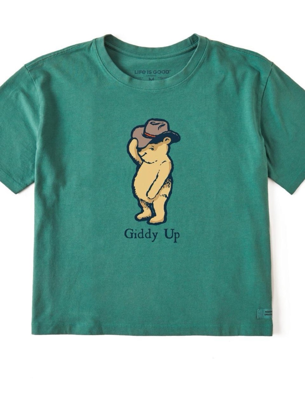Life is Good Women’s 'Giddy Up' Winnie Short Sleeve Crusher Tee
